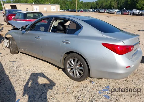 2015 Infiniti Q50 Premium/Sport from USA, damaged, VIN JN1BV7AP9FM339293